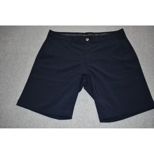 Primo Golf Shorts Mens 36 Navy Blue 9 Inch Inseam Performance Stretch